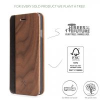 EcoFlip - iPhone Real Wood FlipCase - Donald/ Walnuss EcoFlip - iPhone Real Wood FlipCase - Donald/ Walnuss