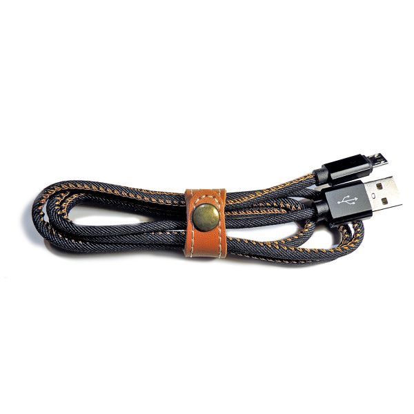 Micro-USB Ladekabel 1M Textildesign - Hochwertig & Stylisch